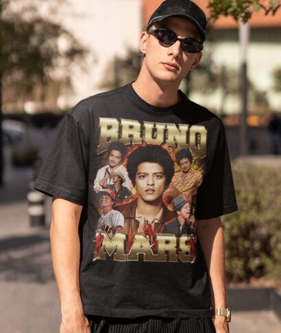 Bruno Mars Homage Tshirt, Bruno Mars Tee