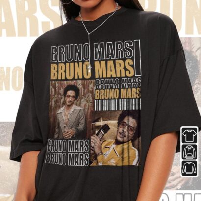 Bruno Mars Music Shirt , Bruno Mars Tour 2023 Merch