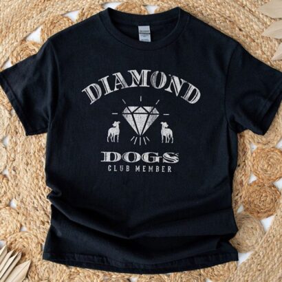 Diamond Dogs Club T-Shirt, Funny Distressed Richmond Shirt