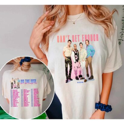 Big Time Rush Tour Shirt, Big Time Rush Band Cant Get Enough Tour Shirt