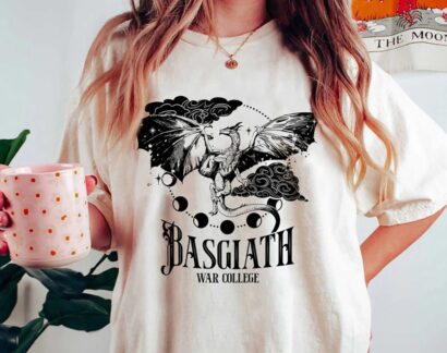 Basgiath War College Comfort Color Shirt, Fourth Wing Shirt, Fourth Wing Riders Quadrant Shirt