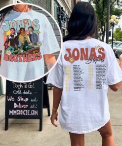 Jonas Brothers Five Albums One Night The Tour 2023 Shirt, Jonas Brothers Band Shirt