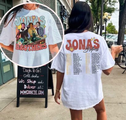 Jonas Brothers Five Albums One Night The Tour 2023 Shirt, Jonas Brothers Band Shirt