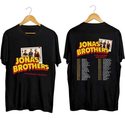 Jonas Brothers Shirt, Jonas Brothers Five Albums One Night The Tour 2023 Shirt