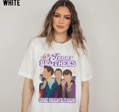 Jonas Brothers One Night Tour 2023 Shirt, Jonas Brothers Tour Shirt