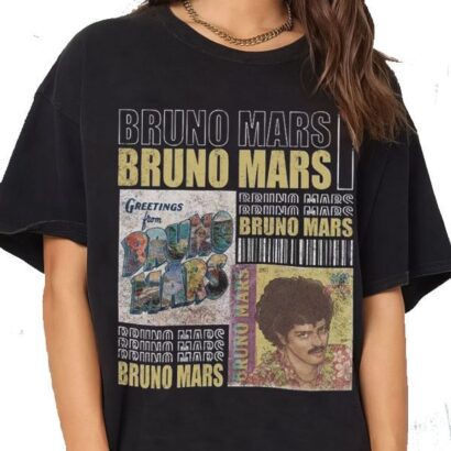 Bruno Mars Concert 2023 Tshirt, 24K Magic tour 2023 Shirt