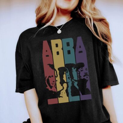 Vintage Retro ABBBA Dancing Queen Homage Tribute T-Shirt, ABBBA shirt