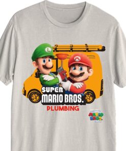 Nintendo The Super Mario Bros Movie Plumbing Bros. Van T-Shirt