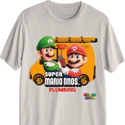 Nintendo The Super Mario Bros Movie Plumbing Bros. Van T-Shirt