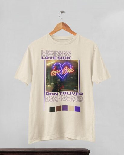 Don Toliver shirt, Love Sick album shirt