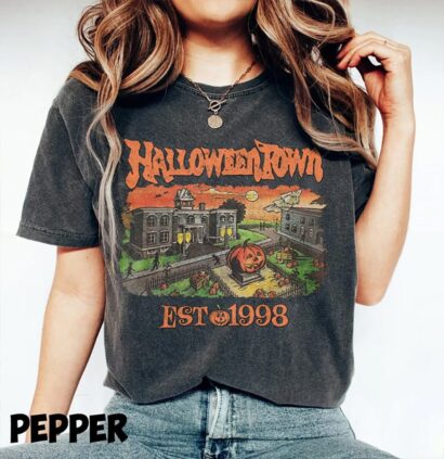 Vintage Halloween town Est 1988 Comfort Colors Tshirt, Halloween town Shirt