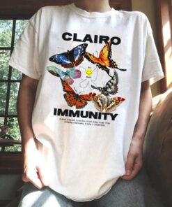Clairo Merch Butterfly Aesthetic Shirt