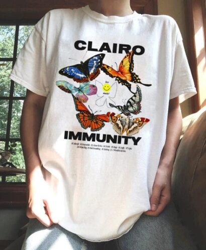 Clairo Merch Butterfly Aesthetic Shirt