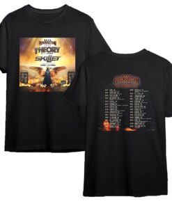 Rock Resurrection Tour Theory of a Deadman Skillet T-Shirt, Theory of a Deadman Shirt, Skillet Shirt