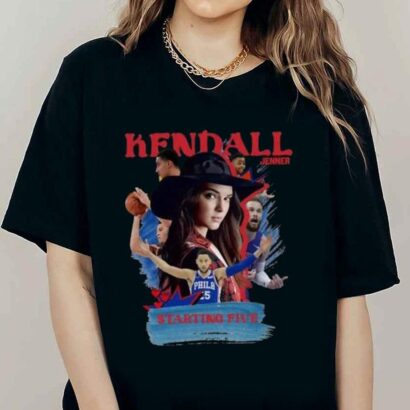 2023 Kendall Jenner Starting Five shirt, Kardashians Shirt