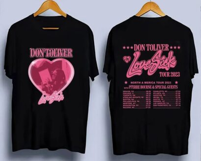 Don Toliver Love Sick Tour 2023 Shirt, Love Sick North America Tour 2023 Shirt, Love Sick Album Shirt