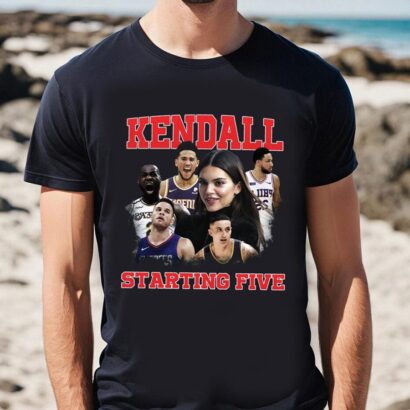 Kendall Jenner Starting Five Vintage Shirt, Kendall Jenner 90s Shirt