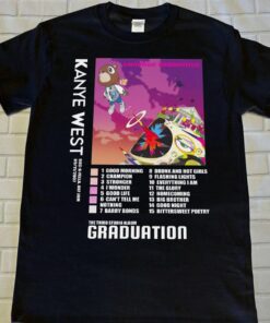 Kanye West Graduation T-Shirt, Kanye West Graphic T-Shirt