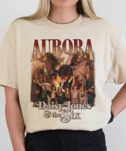 Aurora Tee, Daisy Jones Aurora World Tour Shirt, Daisy Jones And The Six Band Shirt