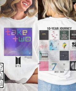 BTS Shirt, 10th Anniversary Tee v3 shirt, BTS Festa Merch Tee, Take Two Tee