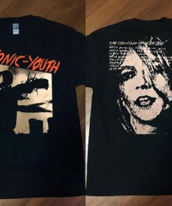 Sonic Youth Bad Moon Rising T-Shirt, Sonic Youth Tour 85 T-Shirt