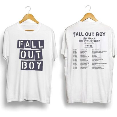 Fall Out Boy Tour Shirt, So Much (For) Stardust Tour Tee