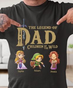 Dad The Legend Of Dad T-Shirt, Zelda Dad Shirt, Zelda T-Shirt, Zelda Link Shirt, Father Custom tee