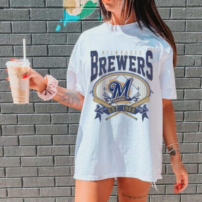 Milwaukee Brewers Shirt, Milwaukee Baseball Tee