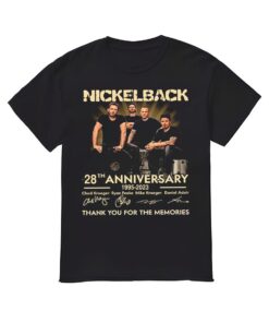 Nickelback 28 Years 1995 2023 shirt, Nickelback Tour Shirt
