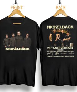 Nickelback Band Shirt, Nickleback 28th Anniversary Tee, Nickleback Get Rollin 2023 Tour Shirt