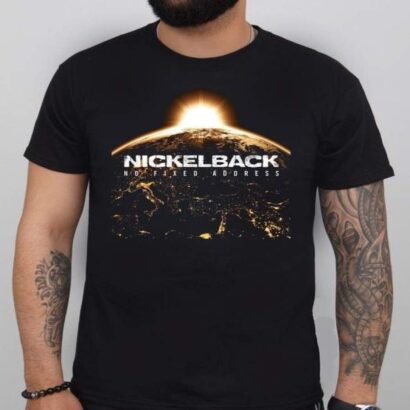 Nickelback Rock Band Black T-Shirt, Nickelback Tour 2023 Tee