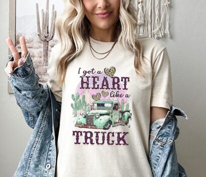 Heart Like a Truck Soft T Shirt, Lainey Wilson Shirt
