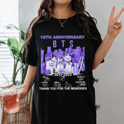 Take Two BTS Shirt, 2023 BTS Festa Tshirt, Thank You for the Memories 2013-2023