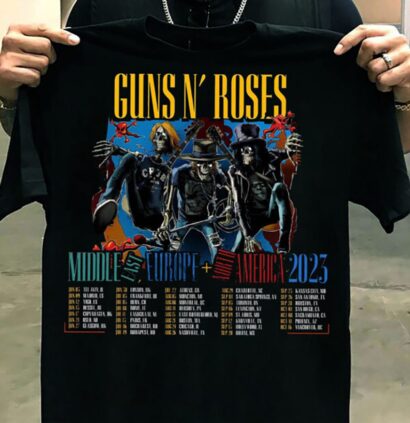 Guns N Roses Tour 2023 Shirt