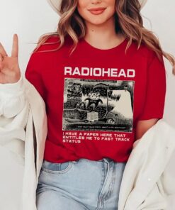 Radiohead shirt, Radiohead Vintage Retro Concert T-Shirt