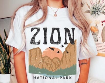 Zion Tee, Yellowstone T-shirt, Zion National Park, Comfort Colors T-shirt