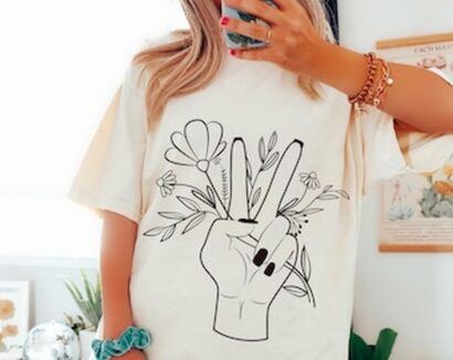 Peace Sign T-shirt, Comfort Colors T-shirt, Peace Tee