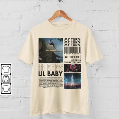 Lil Baby Rap Shirt, My Turn Album 90s Y2K Merch, Vintage Rapper Hiphop Sweatshirt