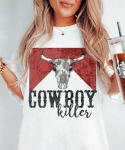 Cowboy Killer Tee, Cowboy Tee, Rodeo Cowgirl Tee, Boho Tee, Comfort Colors Tee