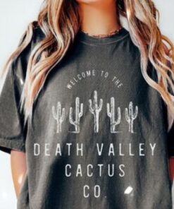 Death Valley Cactus Co Tee, Comfort Colors T-shirt, Retro Tee, Hippie Boho Tee