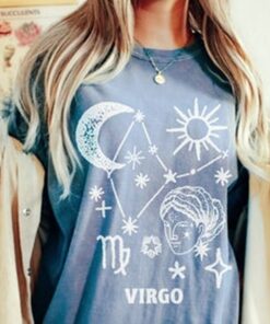 Virgo Zodiac Tee, Virgo zodiac gift, Zodiac birthday, Zodiac Shirt, Comfort Colors Tee