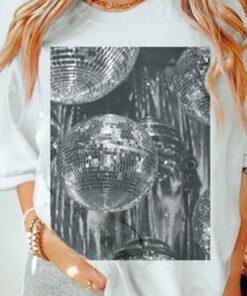 Disco Shirt, Disco Tee, Comfort Colors Shirt, Retro Shirt, Disco Ball Tee, Concert Tee, Party Tee, This Night is Sparkling, Tour Tee