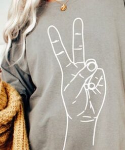 Peace Sign T-shirt, Comfort Colors T-shirt, Peace Tee, Hippie Boho Tee