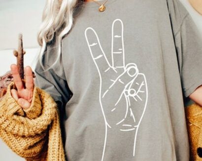 Peace Sign T-shirt, Comfort Colors T-shirt, Peace Tee, Hippie Boho Tee