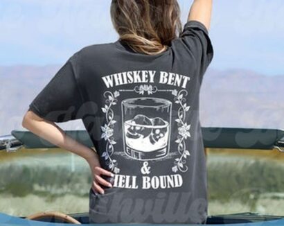 Whiskey Bent & Hellbound T- Shirt, Country Music T-Shirt, Comfort Colors Tee, Comfort Colors Tee