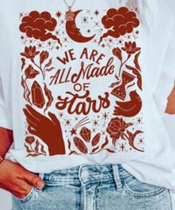 We Are All Made of Stars Tee, Mystical T-shirt, Shirt, Celestial, Comfort Colors T-shirt