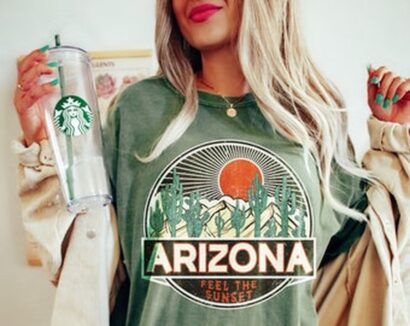 Comfort Colors Arizona Tee, Desert Tee, Desert Vibes Tee, Boho Shirt, Boho Tee