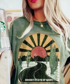 Desert State of Mind Tee, Desert T-Shirt, Arizona Desert Tee, Vintage Inspired T-shirt, Comfort Colors T-shirt