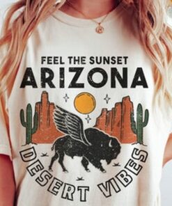 Arizona Tee, Desert Vibes Tee, Comfort Colors Shirt