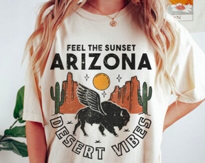 Arizona Tee, Desert Vibes Tee, Comfort Colors Shirt